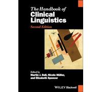 Handbook of Clinical Linguistics