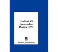 Handbook of Common-Law Pleading (1895) Shipman, Benjamin Jonson (Auteur)