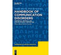 Handbook Of Communication Disorders