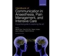 Handbook Of Communication In Anaesthesia, Pain Management, And Intensive Care