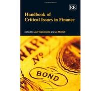 Handbook Of Critical Issues In Finance