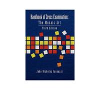 Handbook Of Cross Examination