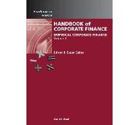 Handbook Of Empirical Corporate Finance