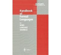 Handbook Of Formal Languages