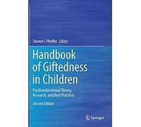 Handbook Of Giftedness In Children