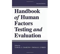 Handbook Of Human Factors Testing And Evaluation