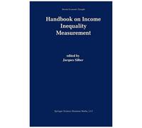 Handbook Of Income Inequality Measurement