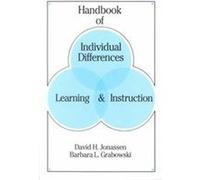 Handbook of Individual Differences, Learning, and Instruction Barbara L. Grabowski, David H. Jonassen (Auteur)