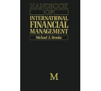 Handbook Of International Financial Management