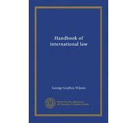 Handbook of international law