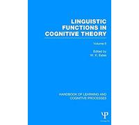 Handbook Of Learning And Cognitive Processes