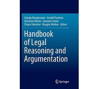 Handbook Of Legal Reasoning And Argumentation