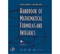 Handbook of Mathematical Formulas and Integrals Alan Jeffrey, Hui Hui Dai (Auteur)