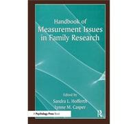 Handbook of Measurement Issues in Family Research by Lynne M. Casper Sandra L. Hofferth Paperback Book Lynne M. Casper Sandra L. Hofferth (Auteur)