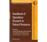 Handbook Of Operations Research In Natural Resources