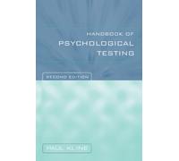 Handbook of Psychological Testing – Routledge