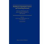 Handbook Of Quantitative Science And Technology Research