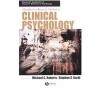 Handbook Of Research Methods In Clinical Psychology, Blackwell Handbooks of Research Methods in Psychology Michael C. Roberts (Auteur)