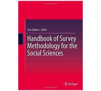 Handbook Of Survey Methodology For The Social Sciences