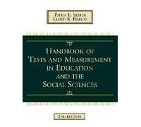 Handbook Of Tests And Measurement In Education And The Social Sciences, Second Edition