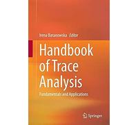 Handbook Of Trace Analysis