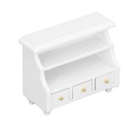 Handcraft Armoire miniature en bois pour maisons de poupée à l'échelle 1/12 Accessoires de salle de bain Accessoires de collection Scène Présentoir Accessoires de maison de poupée