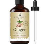 Handcraft Blends Huile essentielle de gingembre - 3,8 ml - 100 % pure et naturelle - Huile essentielle de qualité supérieure pour diffuseur et aromathérapie, peau, massage, bougie et fabrication de