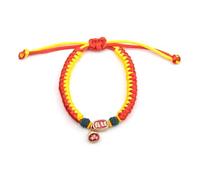 Handcrafted Knit Pet Collar | Adjustable Cat Dog Rabbit Neckband | Fashionable Soft Rope Collar for Small Pets/Daily Use (Red Rope(Rich and Wilful S(19-35cm / 7.48-13.78in))