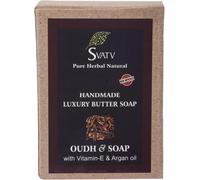 Handcrafted Savon With Oudh & Vitamin E Soothing Herbs Moisturized Skin - Traditional Ayurvedic Herbal Body Savon Bars For Men & Women, All Skin Types - 125g
