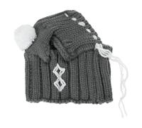 HandCrochet Chapeau pour animal de compagnie avec tour de cou réglable et motif dessin animé