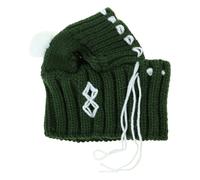 HandCrochet Chapeau pour animal de compagnie avec tour de cou réglable et motif dessin animé