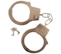 Handcuffs Menottes métal - Adult Use on (Accessoire de Costume)
