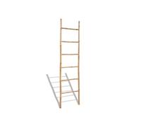 Handdoekenladder met 6 sporten bamboe41496