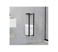 Handdoekenrek 12,5x12,5x60 cm ijzer zwart325919