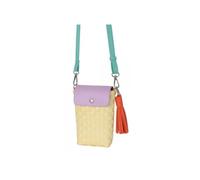 Handed By Scoop Sac à bandoulière Fat Strap Vanille Jaune Taille XS avec bandoulière et pompon