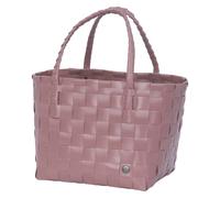 HANDED BY Shopper Paris Panier En Rose Rustique Tissé En Plastique
