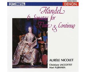 Handel : 6 sonatas for flute & continuo