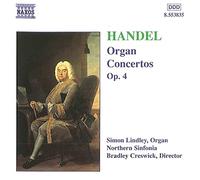 Handel, G.F. – Concertos pour orgue Op. 4 (Nos. 1–6) – Lindley – Import – NAXOS