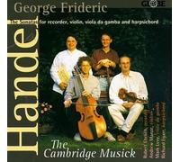 Handel - Sonatas for Recorder Violin/Viola & Harpsichord