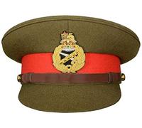 handembroideryuk Casquette de service général du personnel britannique - Vert - 7.125