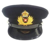 handembroideryuk Titanic Casquette officielle CAPT Smith avec badge blanc Star Line