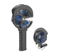 HandFan Ventilateur Brumisateur,Main Ventilateur d’Atomisation, Réservoir d'eau de 55 ml,Ventilateur de Poche,mini Portatif Ventilateur Pliable USB Rechargeable Refroidisseur Voyage/Camping