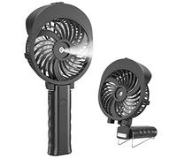 HandFan Ventilateur Brumisateur,Main Ventilateur d’Atomisation, Réservoir d'eau de 55 ml,Ventilateur de Poche,mini Portatif Ventilateur Pliable USB Rechargeable Refroidisseur Voyage/Camping