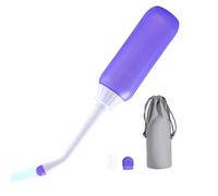 Handheld Bidet Sprayer - 400ml Portable Toilet Cleaner, Compact Hygiene Tool, Personal Wash Kit | Travel Bathroom Care Instrument For Camping Vacation Commuting Public Restroom And Family Use