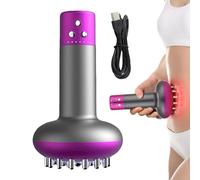 Handheld Body Massager - Electric Heating Scraper | 9 Intensity Levels Cellulite Massagers Brush | Muscle Relaxation And Skin Firming Device For Fat Reduction, Belly, Legs, Arms, Back, Face, Neck