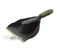 Handheld Broom, Dustpan Set, Portable Cleaning Kit, Handheld Lightweight Handle Soft Bristles Ideal for Kitchen Use, Floor, Table and Shelf, 252g 1 Set