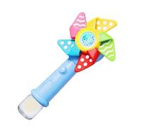 Handheld Bubble Wand, Outdoor Bubble Machine, 12.2x5.51x3.35 inches Bubbled Maker with Flow, ABS Battery Powered Blower, Flower Style Fun Design, Kids Party Play Use
