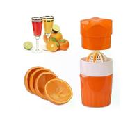Handheld citrus juicer, portable, easy-to-clean, with precision filter, 9.5 x 11 x 17 cm