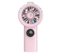 Handheld Cooling Fan, Battery Mist Sprayer, Quiet Personal Breeze Device US