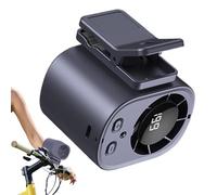 Handheld Desk Blower - Multi Directional Swivel Base Clamp, Air Circulation Automotive Vehicle Screen, Compact Outdoor Stroller Fan | Refreshing Breeze Tabletop Utility Mount for Home Picnic Seat